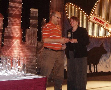 NAYDO communications award 2009 NAYDO YMCA communications award received in Dallas, 2009